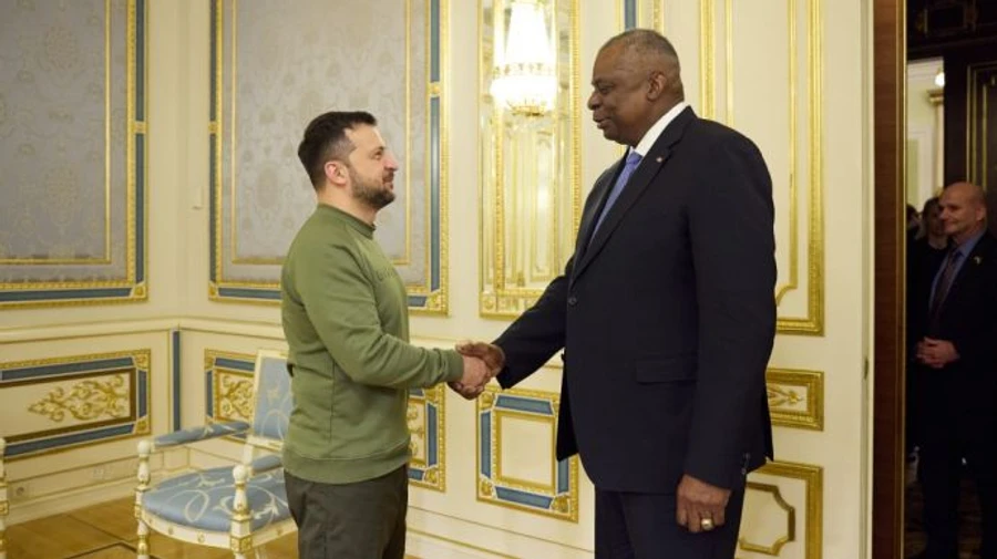 Ситуацию на фронте и подготовку к Рамштайну обсудили Зеленский и Остин