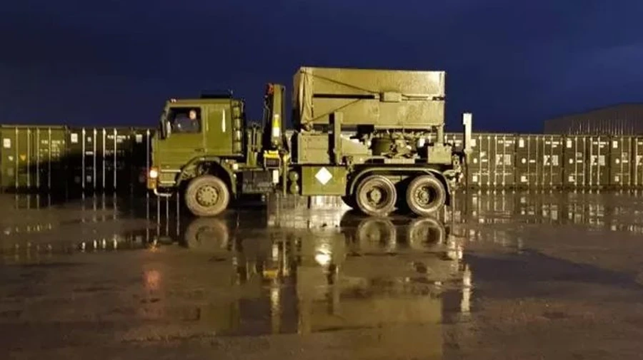 NASAMS launchers supplied by Lithuania arrive in Ukraine