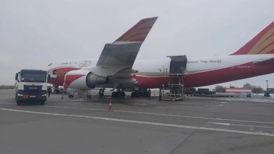 Шостий літак США доставив в Україну 84 тонни набоїв