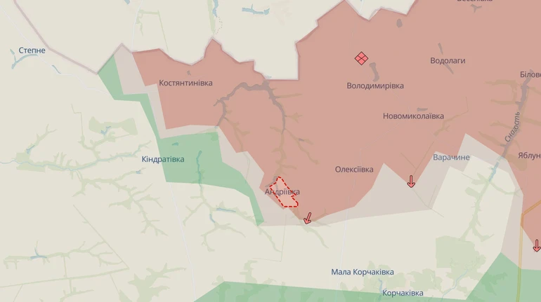 DeepState: РФ оккупировала Андреевку в Сумской области и Новомарково в Донецкой области