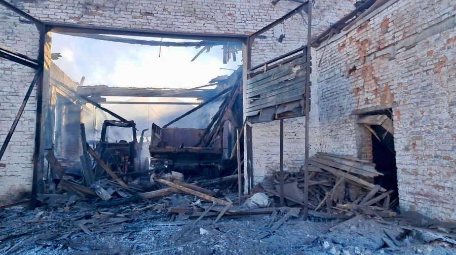 Russians destroy agricultural business in border area of Chernihiv Oblast
