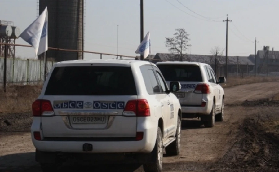 Місія ОБСЄ натрапила на міни і не змогла проїхати до Світлодарська