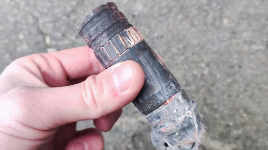 Russian invaders shell Nikopol with BMP-2, residential buildings damaged