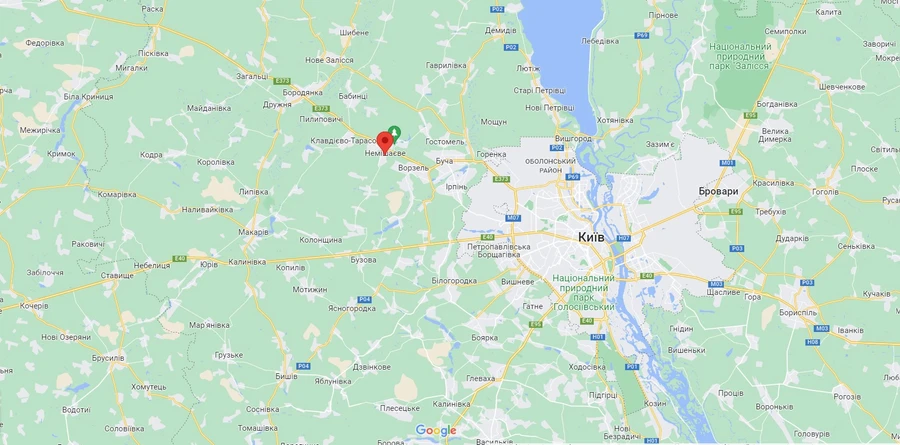 Київщина: у звільненому від окупантів Немішаєвому підняли український прапор