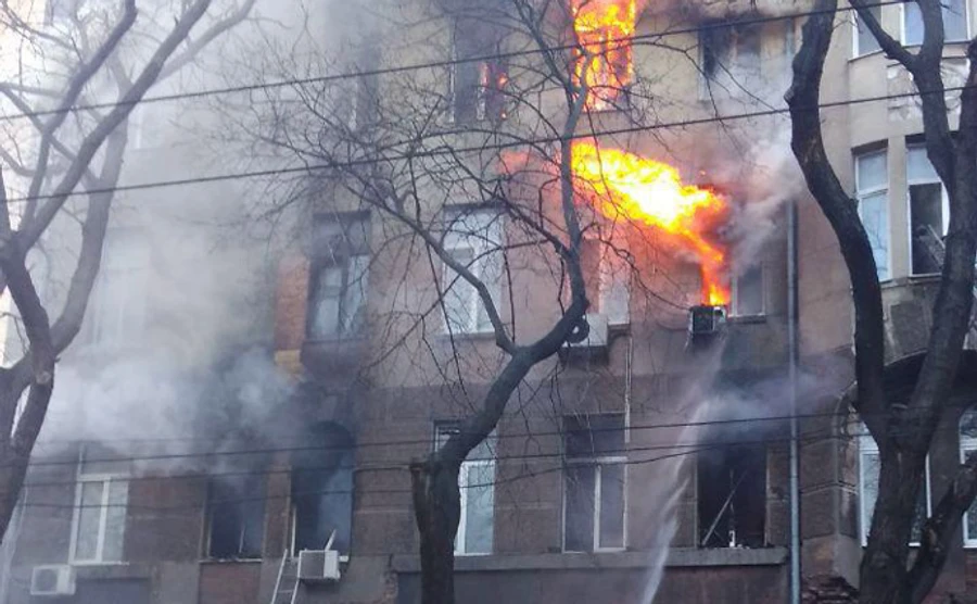 Труханов назвав ймовірну причину пожежі в Одеському коледжі