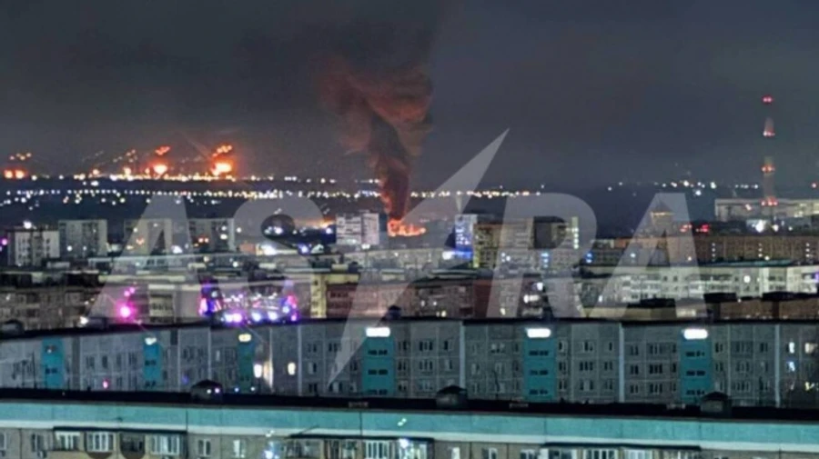 Explosion causes fire at combined heat and power plant in Russia's Orenburg, local media report – photos, videos