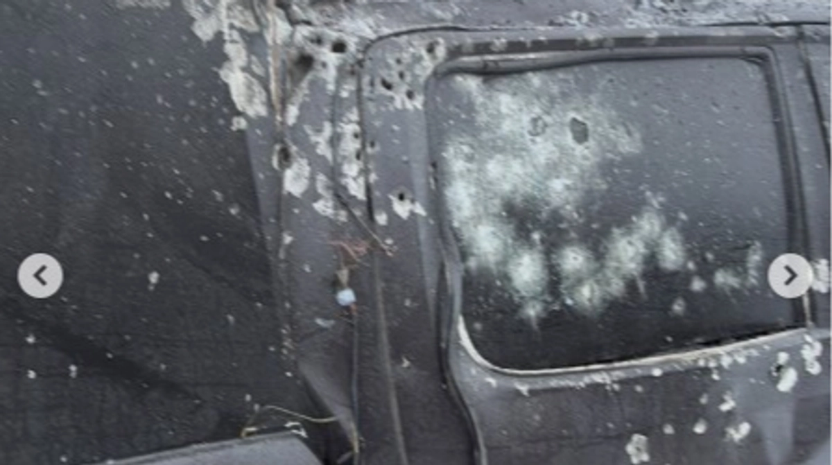 Russian drone hits car carrying volunteer Khrystov, leaving him injured