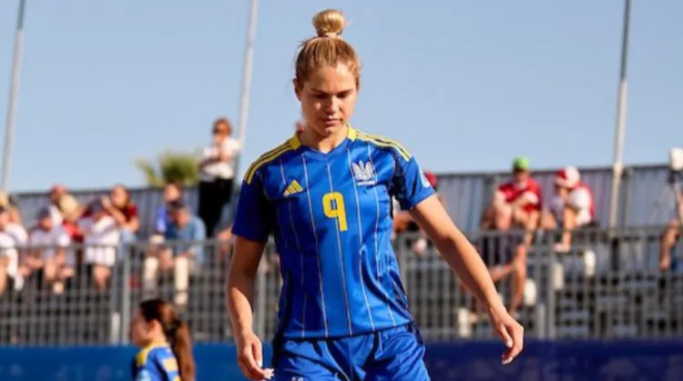 Ukraine's Kostiuk named as one of world's top 10 women's beach soccer players