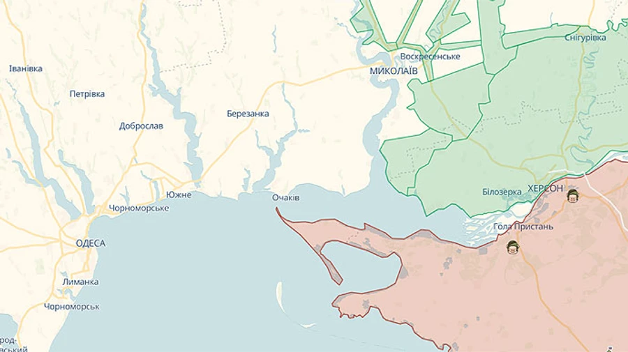 Разведка Британии оценила ситуацию в дельте Днепра и на Кинбурнской косе