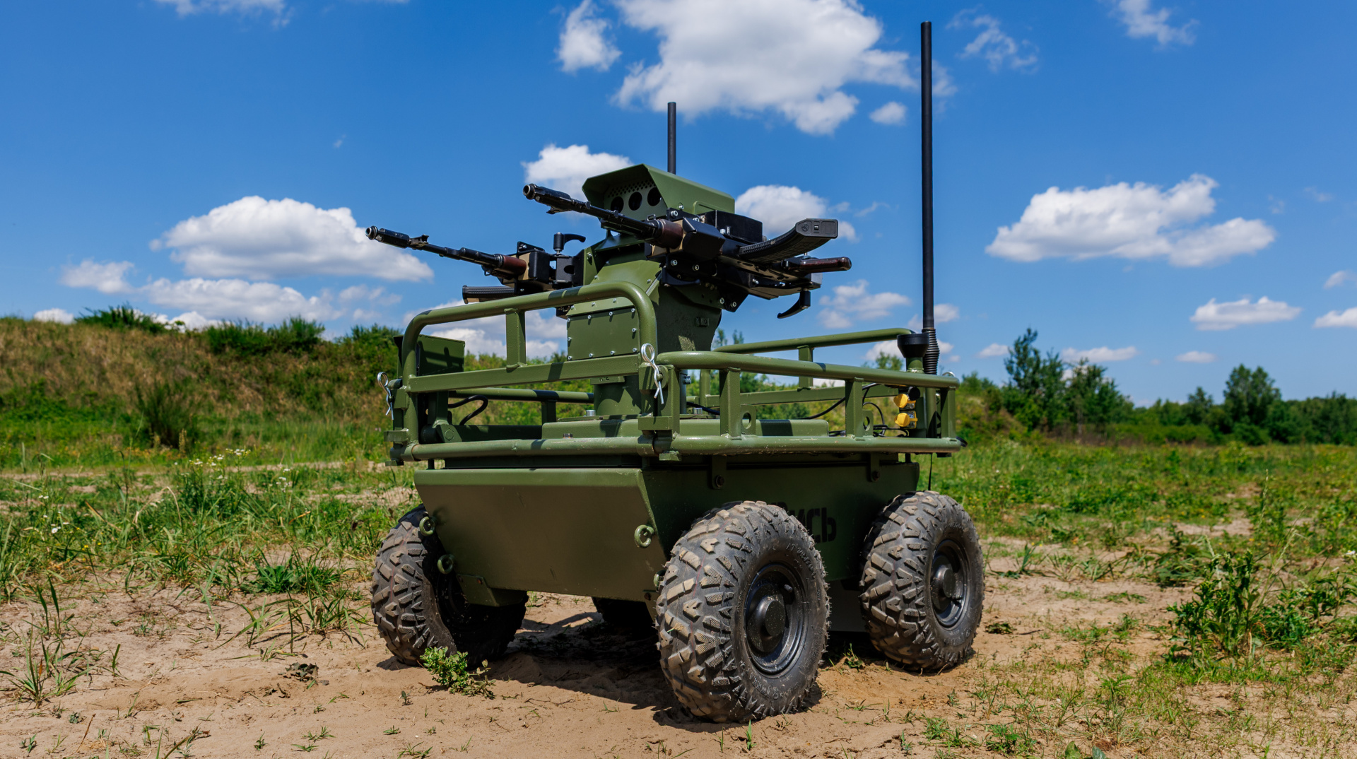 Ukraine's Roboneers unveils new turret armed with two Kalashnikov rifles