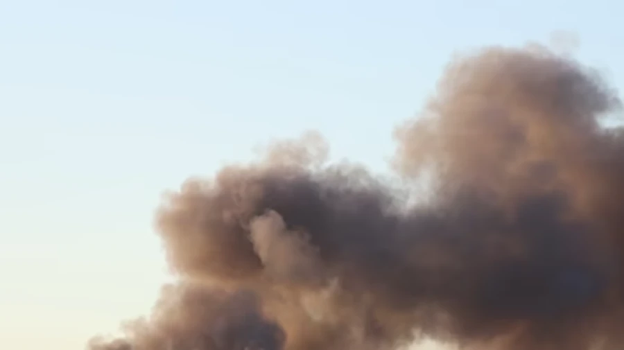 Russians hit industrial facility in Dnipro, fire breaks out, 2 injured