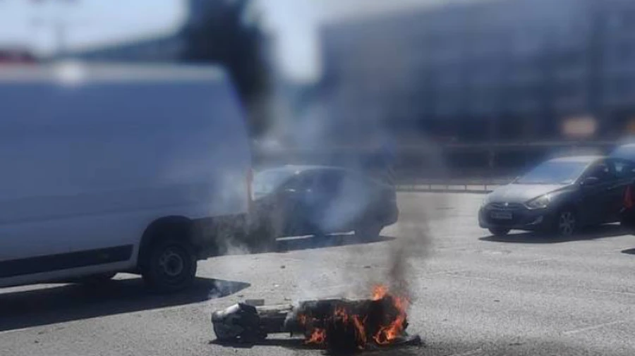 Russian attack on Kyiv: missile wreckage falls in two city districts, one person injured