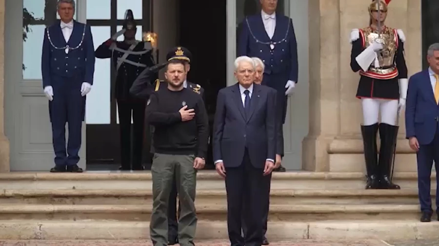 Zelenskyy meets with President of Italy in Rome