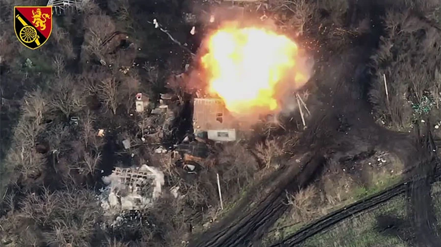 Commander of Ukraine's Ground Forces posts video of excellent work of Ukrainian defenders near Bakhmut