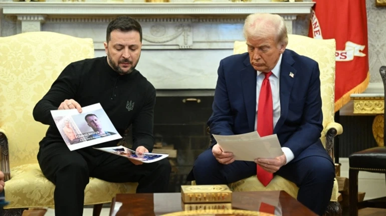 Zelenskyy shows Trump photos of Ukrainian soldiers before and after Russian captivity