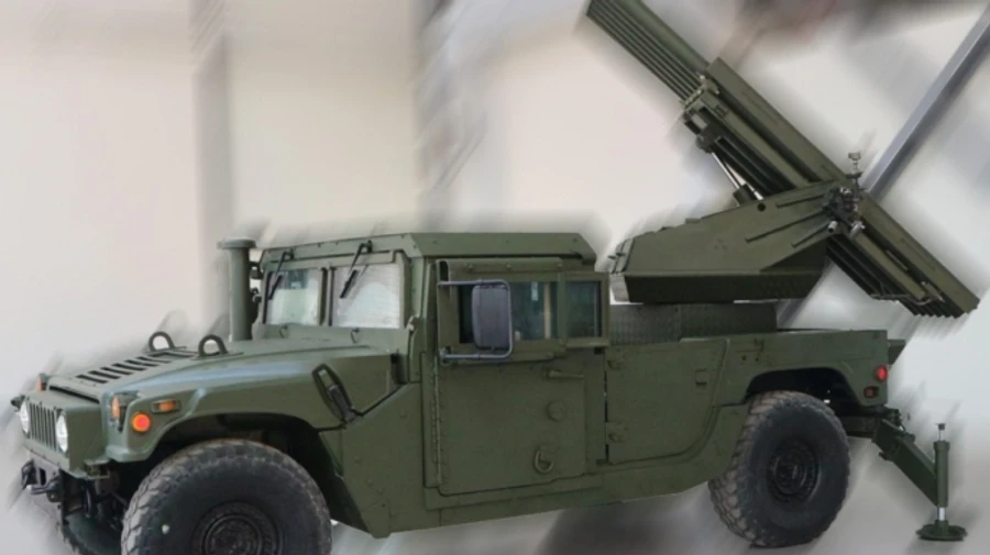 Ukraine's National Guard unveils new multiple rocket launcher – video