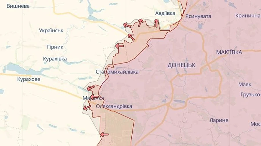 Near Mariinka and Avdiivka, Russians lose about two companies every day