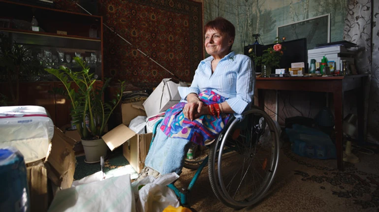 Если нужно, будем подносить патроны. Почему люди с инвалидностью остаются жить в Бахмуте