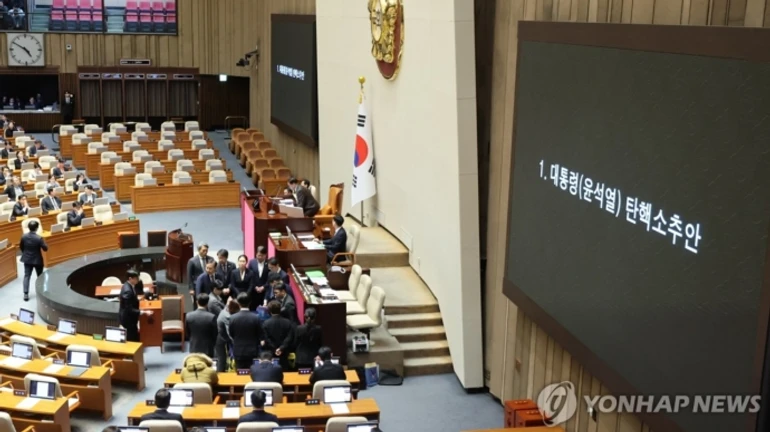 South Korean parliament supports president's impeachment – media