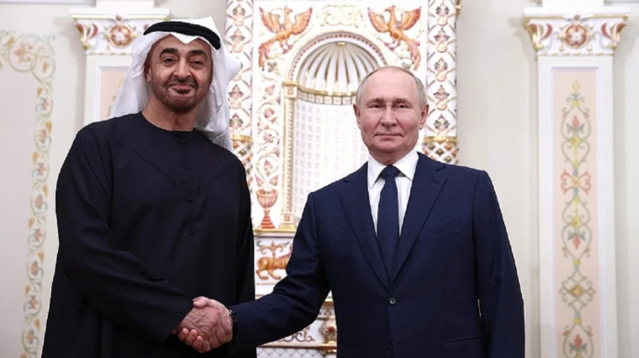 UAE president tells Putin he is ready to support efforts to find peace in Ukraine