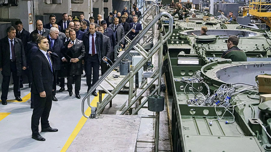 Russia has significant reserves of old weapons to wage war despite its military industry degrading 