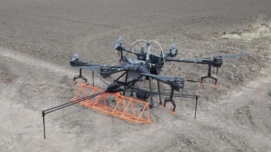 UAV mine detection system tested in Kyiv Oblast