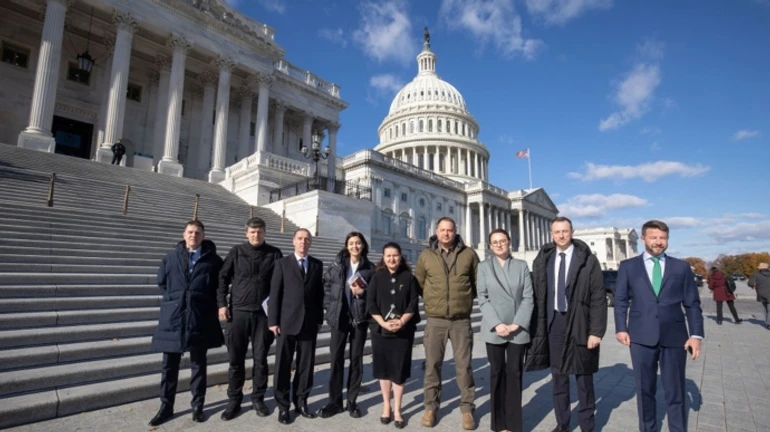 Ukrainian President's Office reports on its head's visit to US – photos