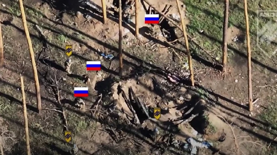 Azov Brigade video shows capture of Russian soldiers near Kreminna