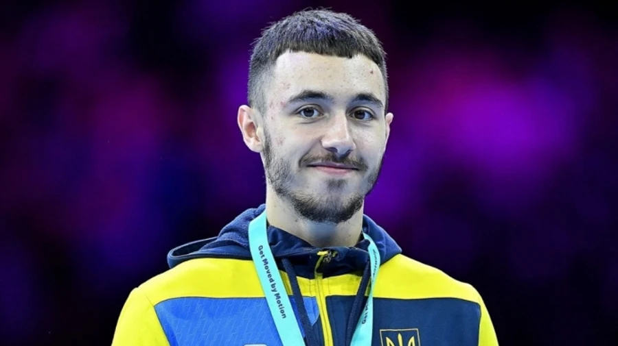 Ukrainian gymnast Nazar Chepurnyi wins bronze at European Championships