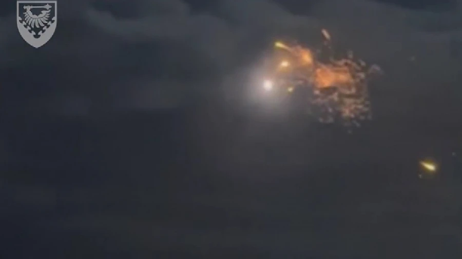 Ukraine's Air Force Commander displays anti-aircraft unit's success against Russian drones – video
