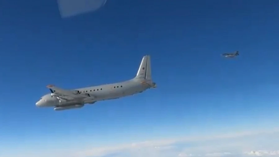France intercepts Russian Il-20 aircraft off Estonian coast – video