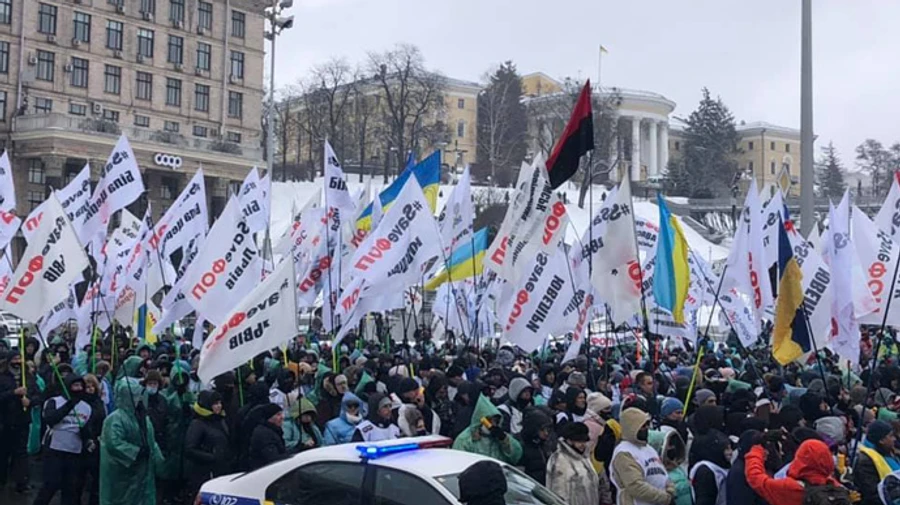 Рух Save ФОП сходив до представництва ЄС і рушив до посольства США 