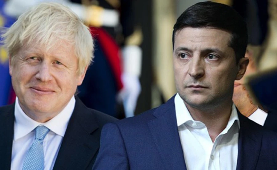 Зеленський підбадьорив Джонсона після госпіталізації