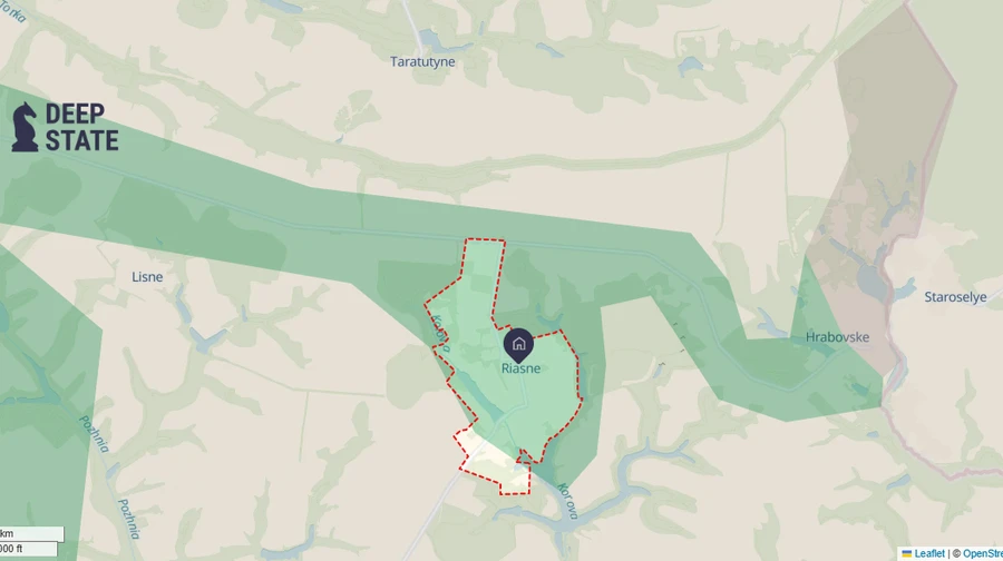 Ukrainian military deny media reports of Russian presence in Riasne in Sumy Oblast