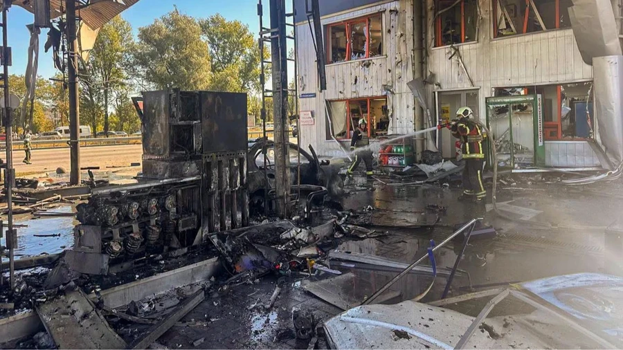 Russians attack four petrol stations in Zhytomyr Oblast in one day
