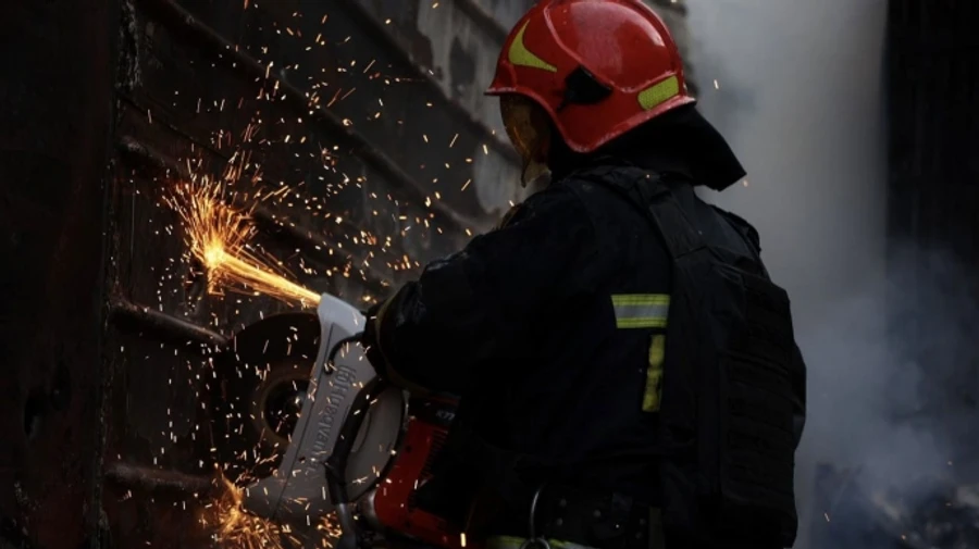 Russians damage industrial facility in Nikopol district