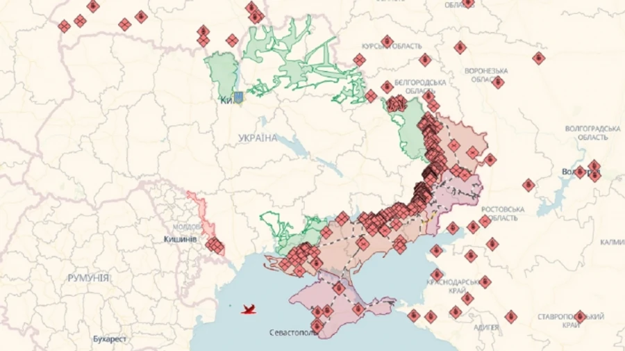 DeepState has reported that the Russians have advanced near 10 Ukrainian settlements.