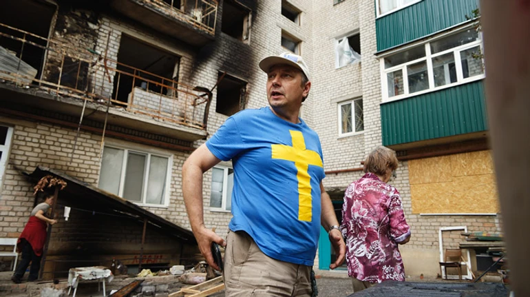 Ніхто з тих, хто лишився, не чекає російську армію. Історія волонтера Євгена Ткачова з Часового Яру