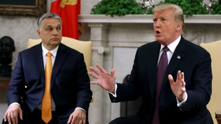 Trump consulted with Orbán on Russia's war against Ukraine, calling him a very smart man