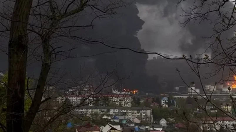 "Fuel oil rain" reported in Russia following drone strike on oil depot