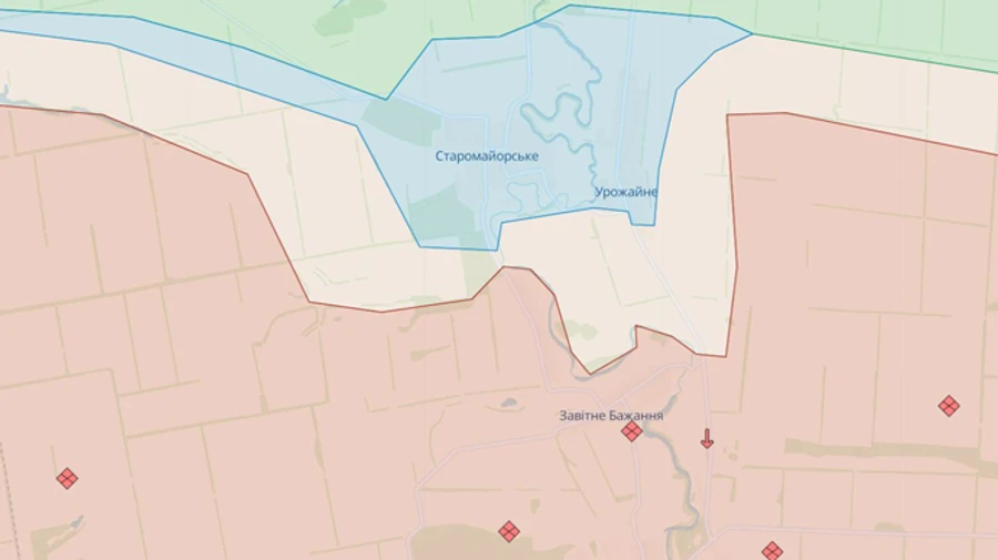 Ukrainian forces advance and consolidate positions near Urozhaine