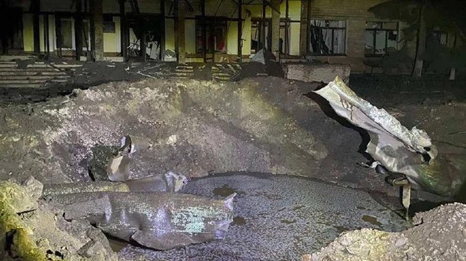 Kharkiv under artillery fire —  Mayor