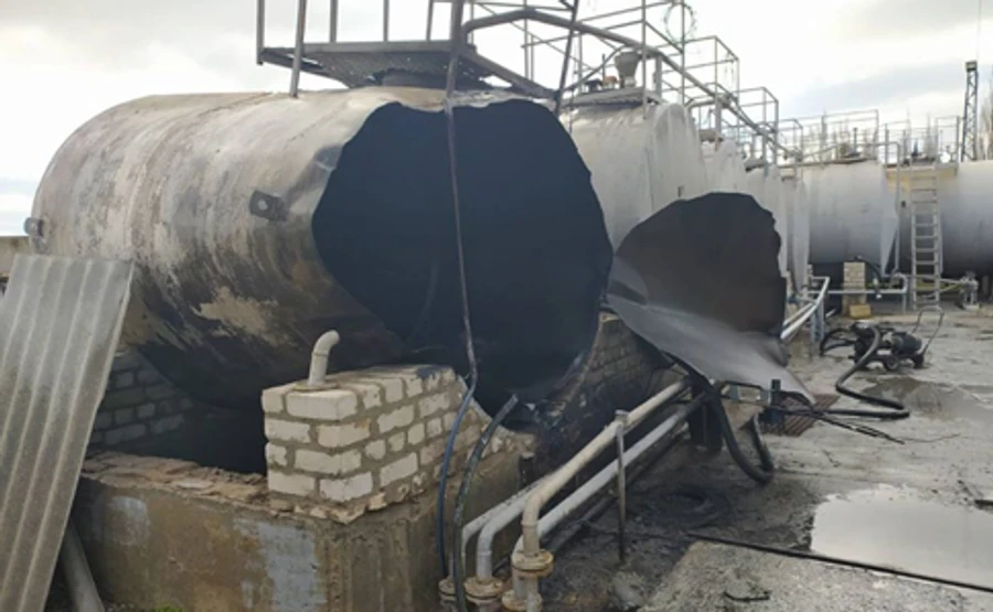 Через вибух на АЗС на Херсонщині постраждали двоє осіб