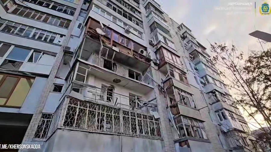 Teenager miraculously survives when cluster munition hits his room in Kherson