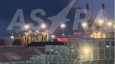 Drones attack Russia's Leningrad Oblast again, damage at Ust-Luga port recorded – video