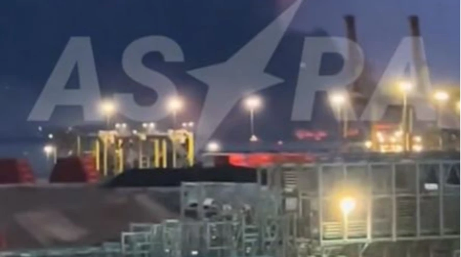 Drones attack Russia's Leningrad Oblast again, damage at port of Ust-Luga recorded – video