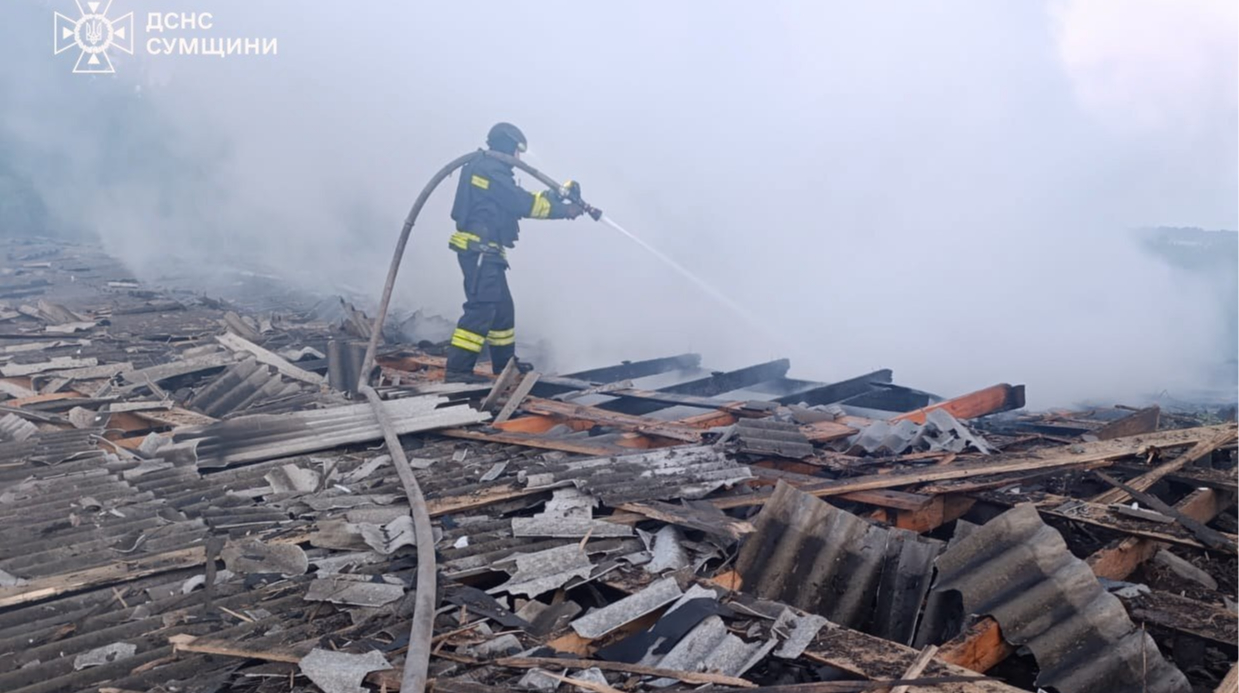 Russians hit Hlukhiv in Sumy Oblast, killing two civilians, injuring four
