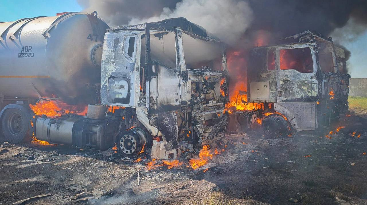 Russian strike on Odesa Oblast kills 1, injures 4, sparks major fire – photos
