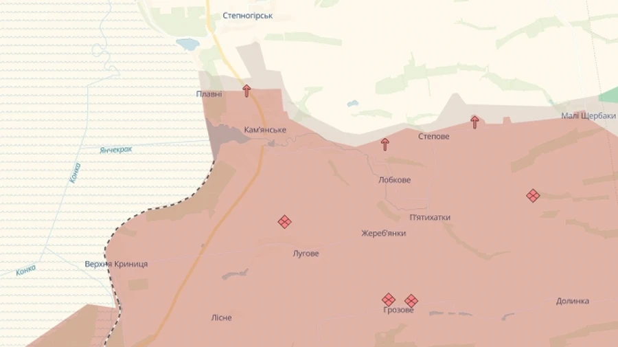 Летнее наступление россиян в Запорожской области: противник захватил Каменское