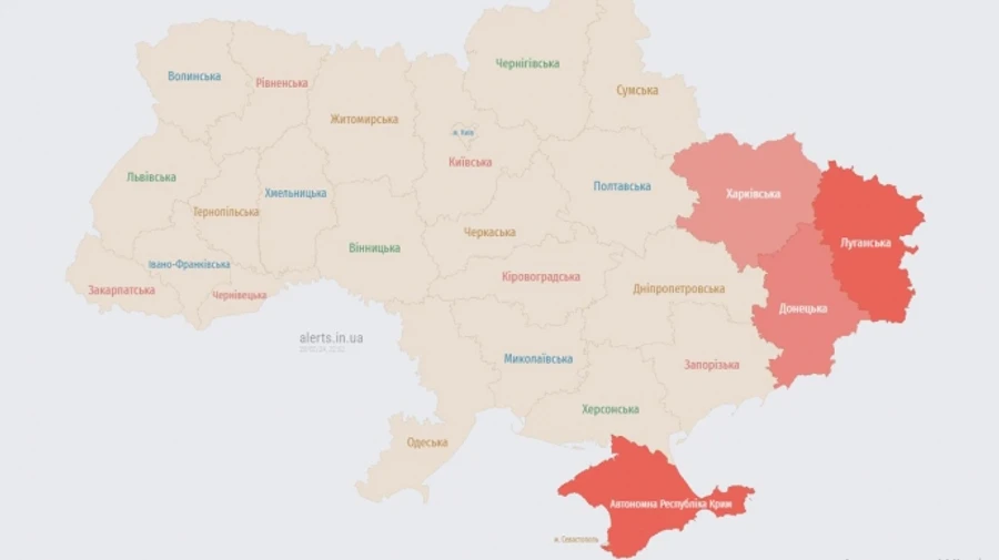 Через ракетну небезпеку у Києві та низці областей оголошували повітряну тривогу